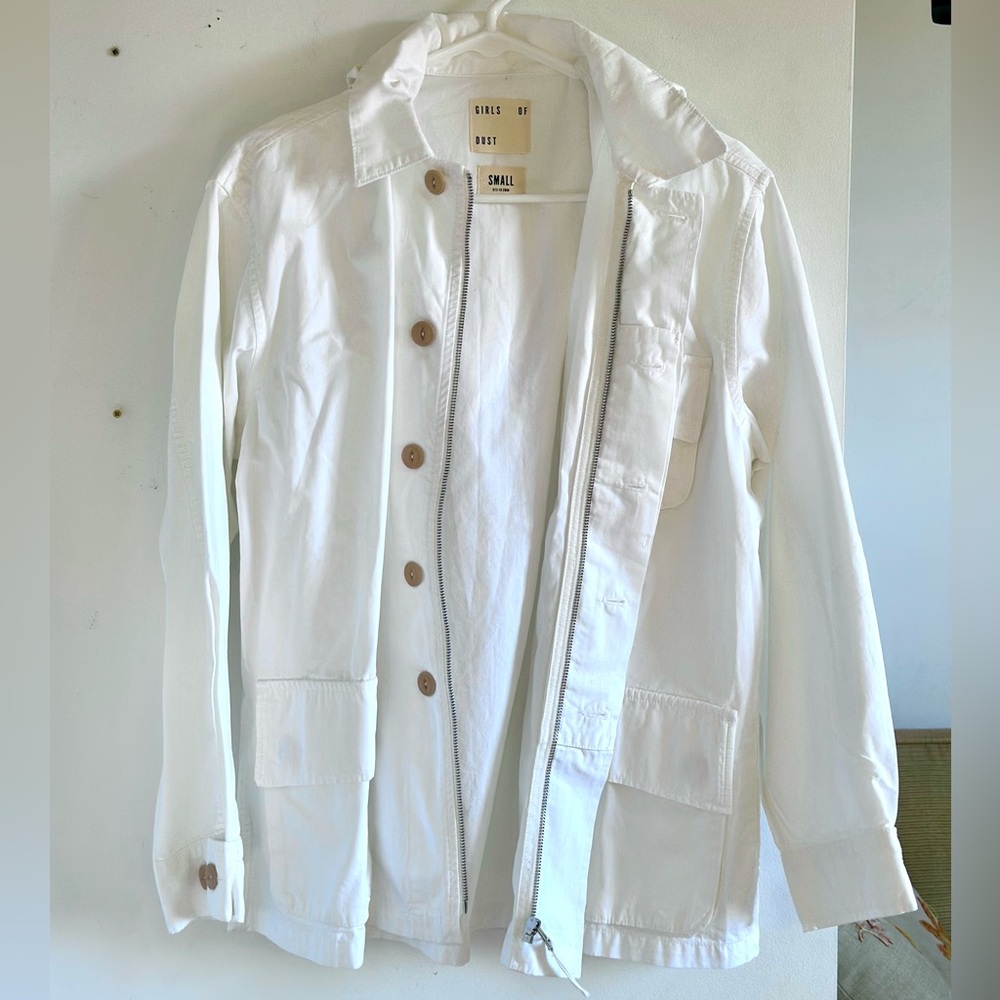 Girls of Dust Vietnam Jacket in White